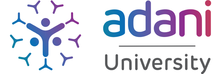 Adani University logo