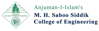 M.H. Saboo Siddik College of Engineering logo